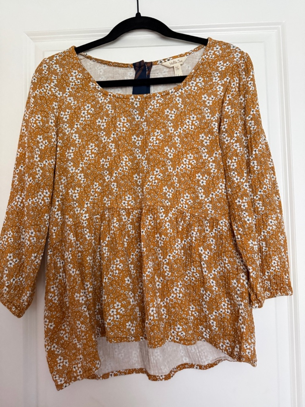 Matilda Jane Mustard Floral Peasant Tunic